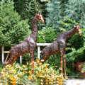Hot Sale outdoor life size bronze giraffe sculpture
